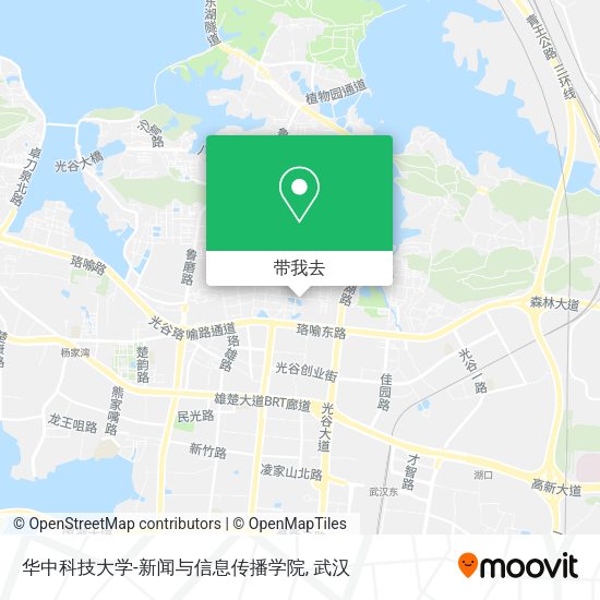 华中科技大学-新闻与信息传播学院地图