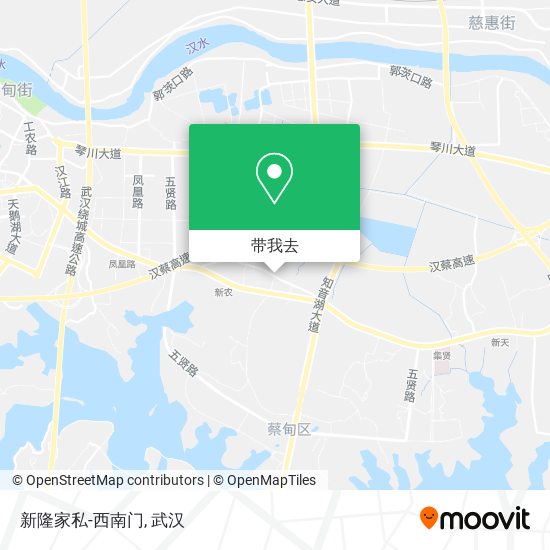 新隆家私-西南门地图
