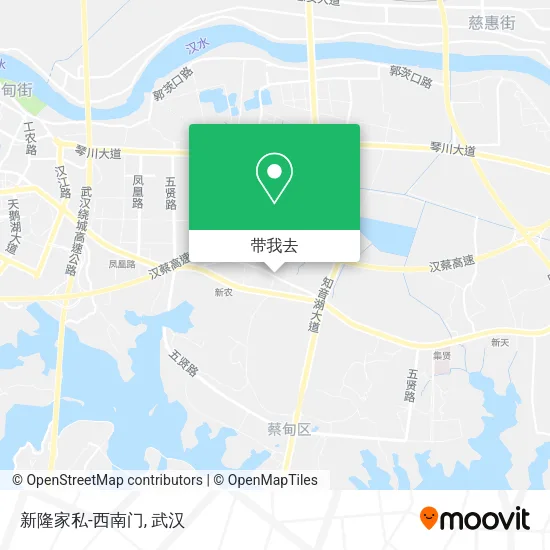 新隆家私-西南门地图