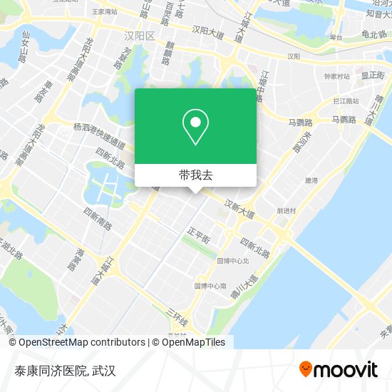 泰康同济医院地图