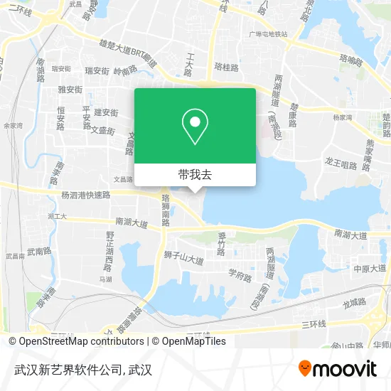 武汉新艺界软件公司地图