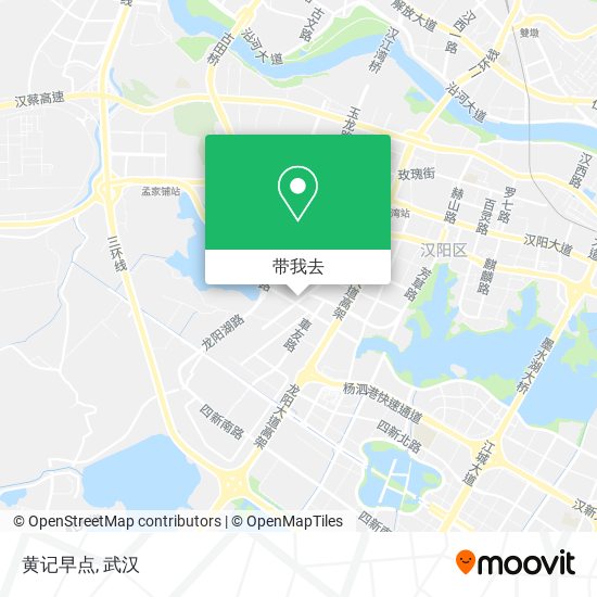 黄记早点地图