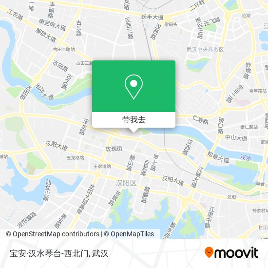 宝安·汉水琴台-西北门地图