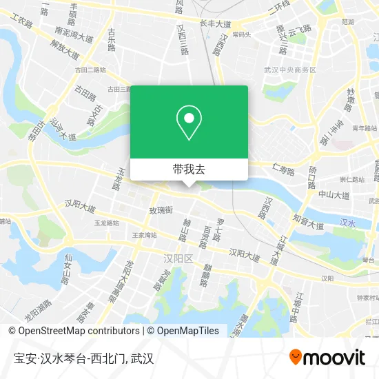宝安·汉水琴台-西北门地图