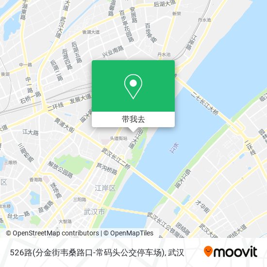 526路(分金街韦桑路口-常码头公交停车场)地图
