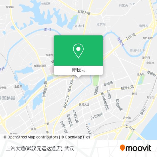 上汽大通(武汉元运达通店)地图