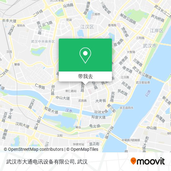 武汉市大通电讯设备有限公司地图