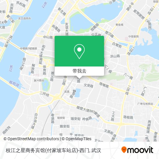 枝江之星商务宾馆(付家坡车站店)-西门地图