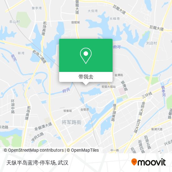 天纵半岛蓝湾-停车场地图