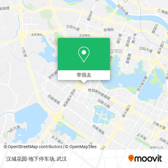 汉城花园-地下停车场地图
