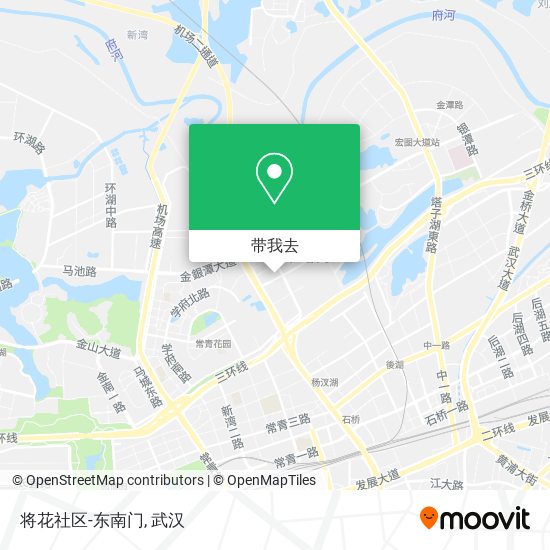 将花社区-东南门地图