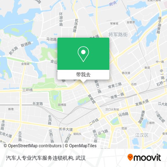 汽车人专业汽车服务连锁机构地图