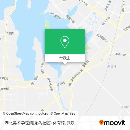 湖北美术学院(藏龙岛校区)-体育馆地图