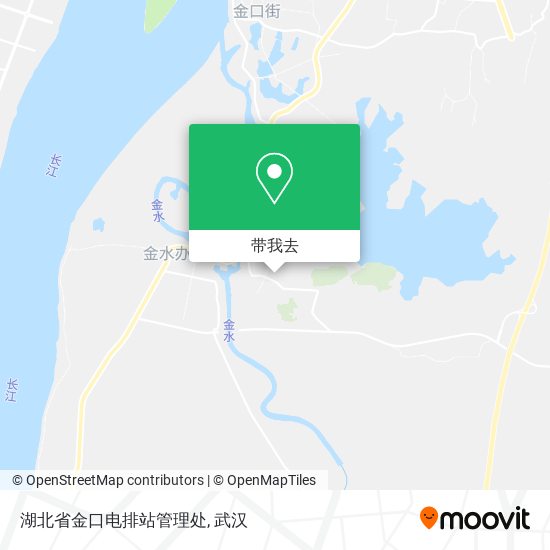 湖北省金口电排站管理处地图