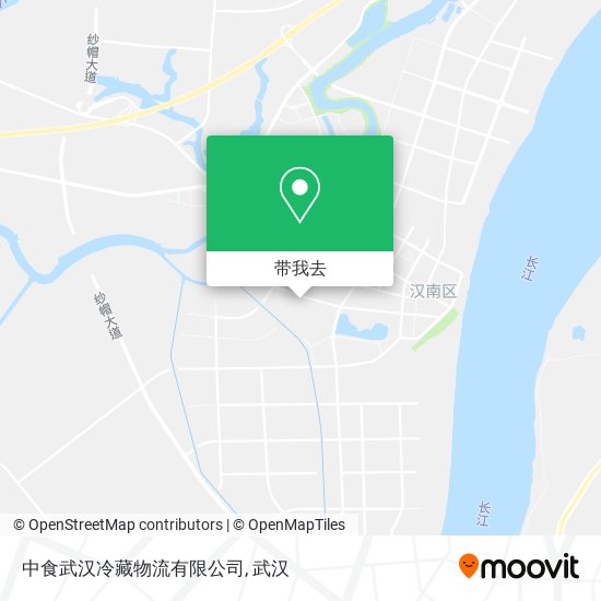 中食武汉冷藏物流有限公司地图