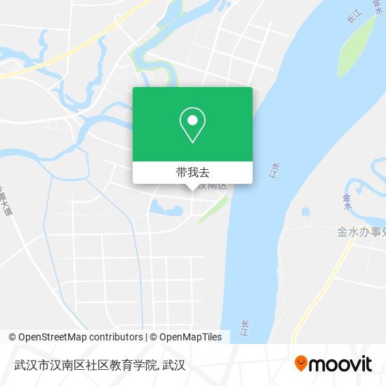 武汉市汉南区社区教育学院地图