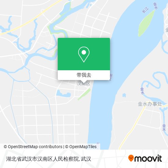 湖北省武汉市汉南区人民检察院地图