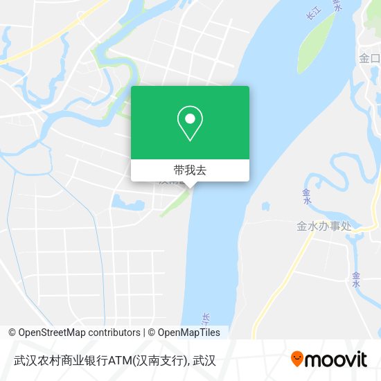 武汉农村商业银行ATM(汉南支行)地图