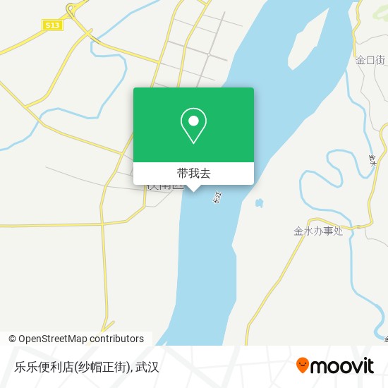 乐乐便利店(纱帽正街)地图