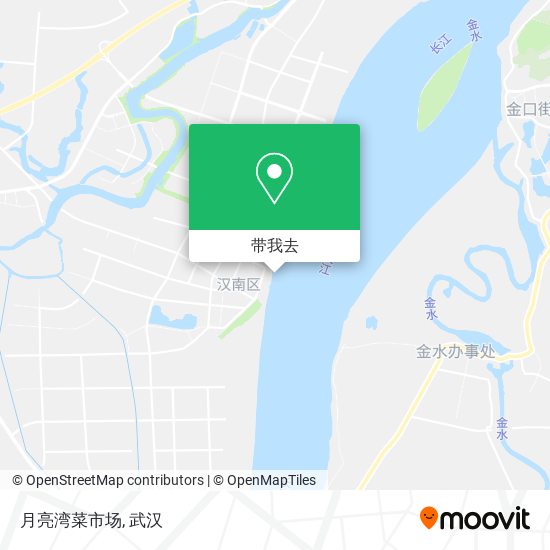 月亮湾菜市场地图