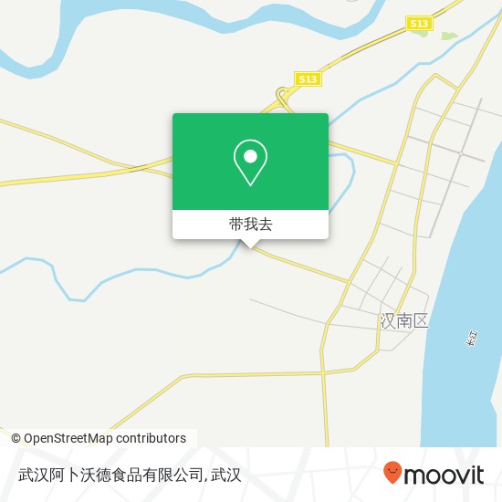 武汉阿卜沃德食品有限公司地图