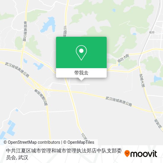 中共江夏区城市管理和城市管理执法郑店中队支部委员会地图