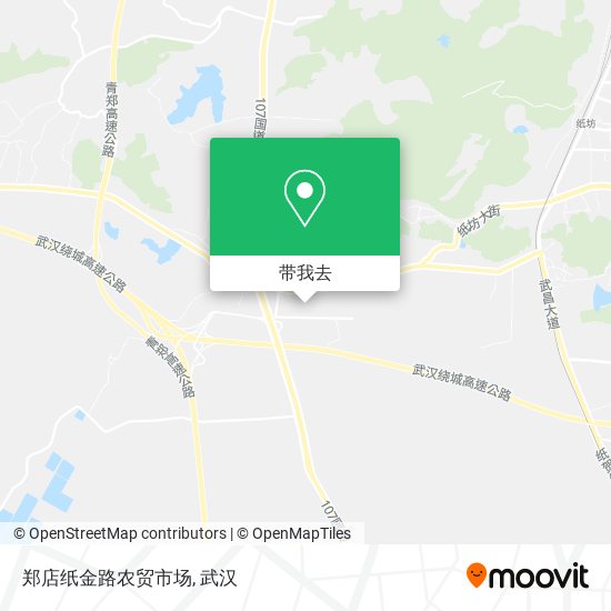 郑店纸金路农贸市场地图