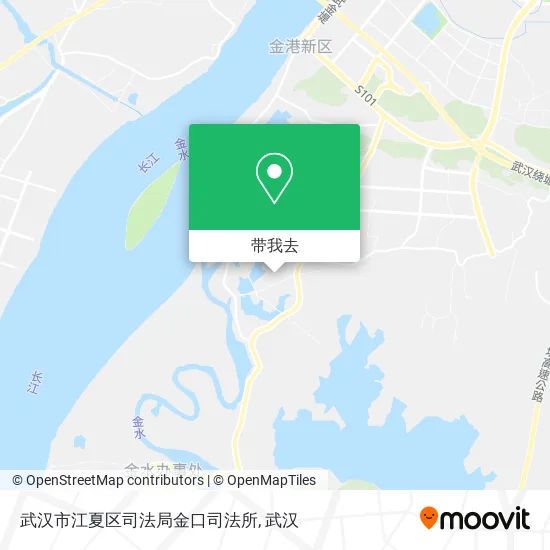 武汉市江夏区司法局金口司法所地图