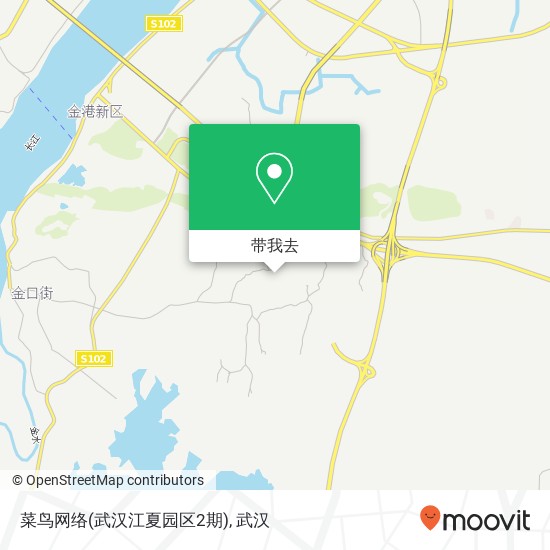 菜鸟网络(武汉江夏园区2期)地图