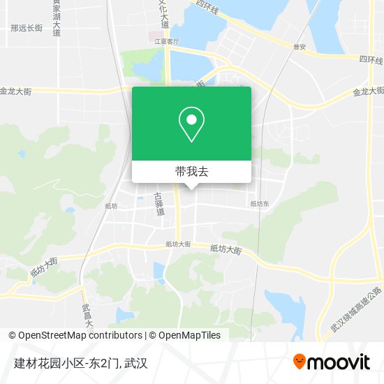 建材花园小区-东2门地图