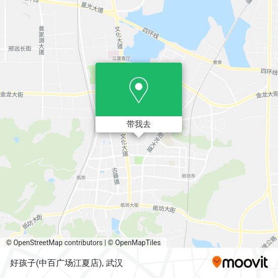 好孩子(中百广场江夏店)地图