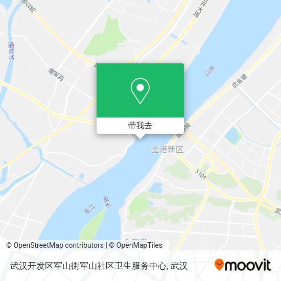 武汉开发区军山街军山社区卫生服务中心地图