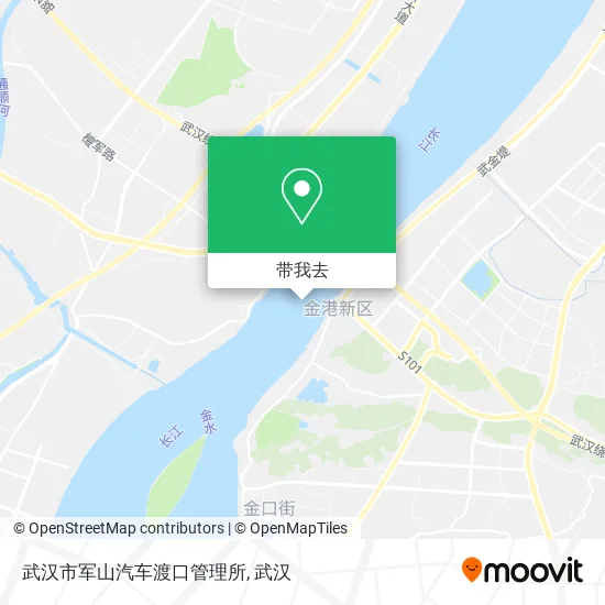 武汉市军山汽车渡口管理所地图