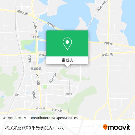 武汉如意旅馆(阳光学院店)地图