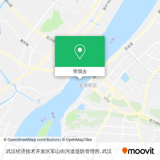 武汉经济技术开发区军山街河道堤防管理所地图