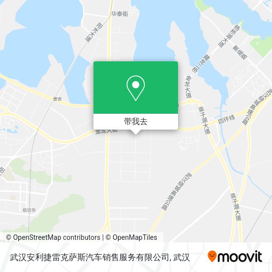 武汉安利捷雷克萨斯汽车销售服务有限公司地图