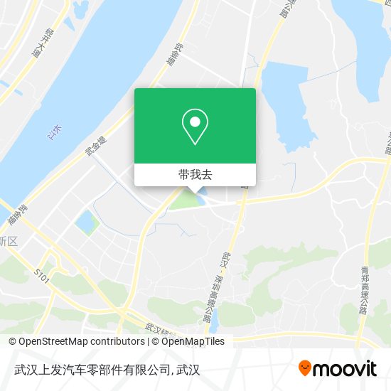 武汉上发汽车零部件有限公司地图