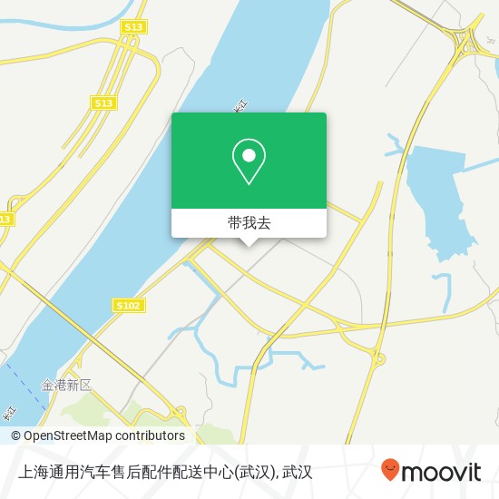 上海通用汽车售后配件配送中心(武汉)地图