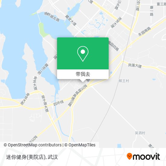 迷你健身(美院店)地图