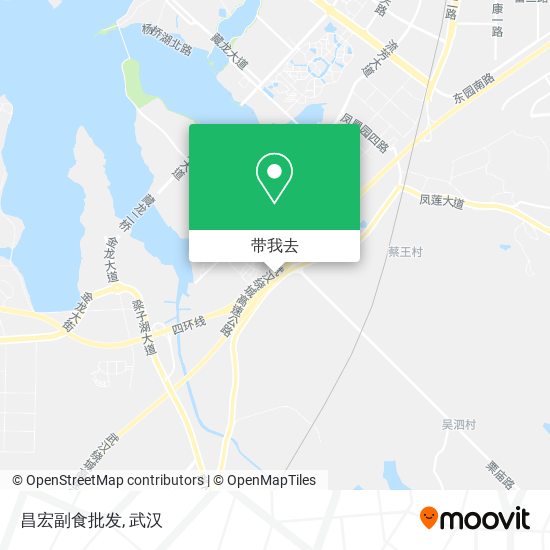 昌宏副食批发地图