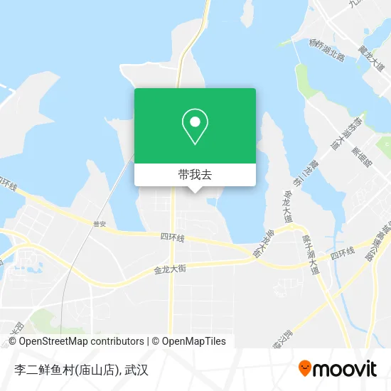 李二鲜鱼村(庙山店)地图