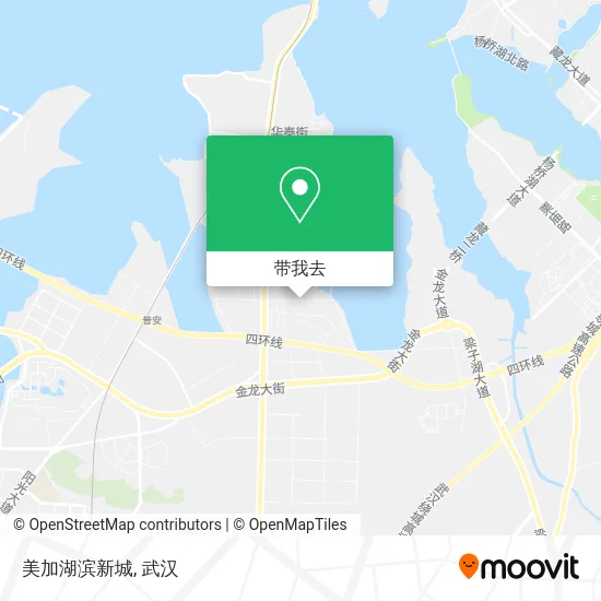 美加湖滨新城地图