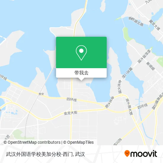 武汉外国语学校美加分校-西门地图