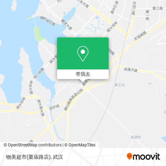 物美超市(栗庙路店)地图