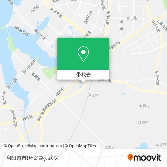 启阳超市(环岛路)地图