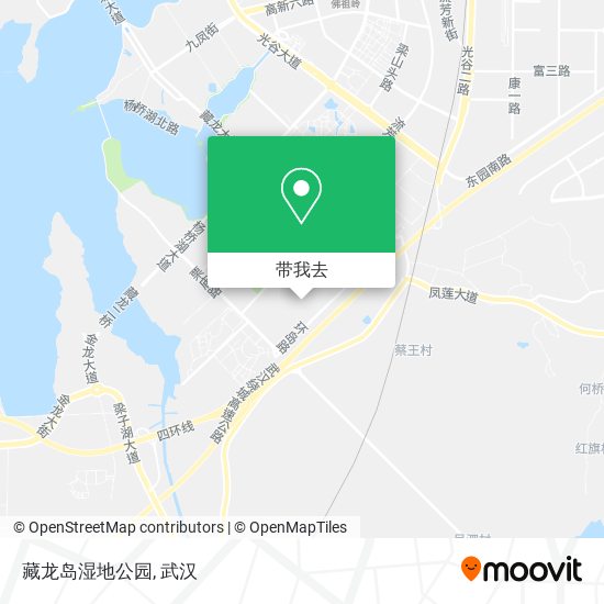 藏龙岛湿地公园地图