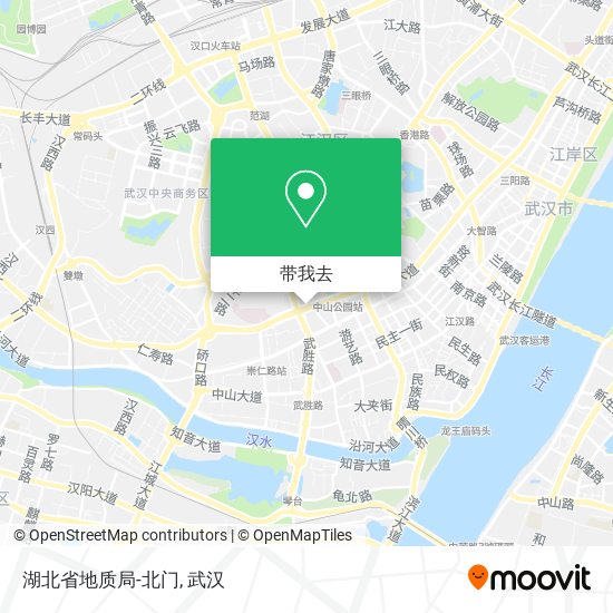 湖北省地质局-北门地图