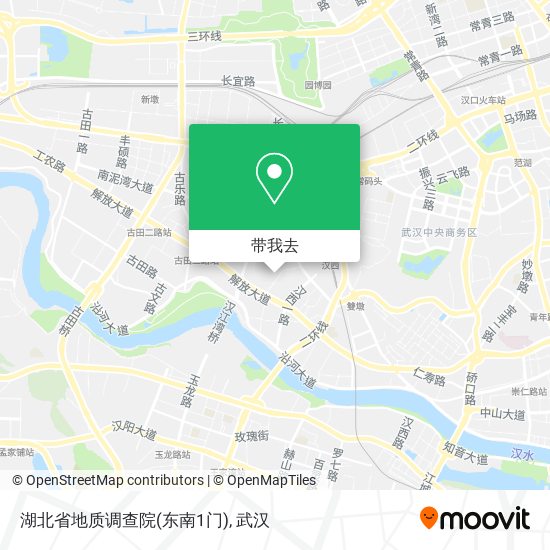 湖北省地质调查院(东南1门)地图
