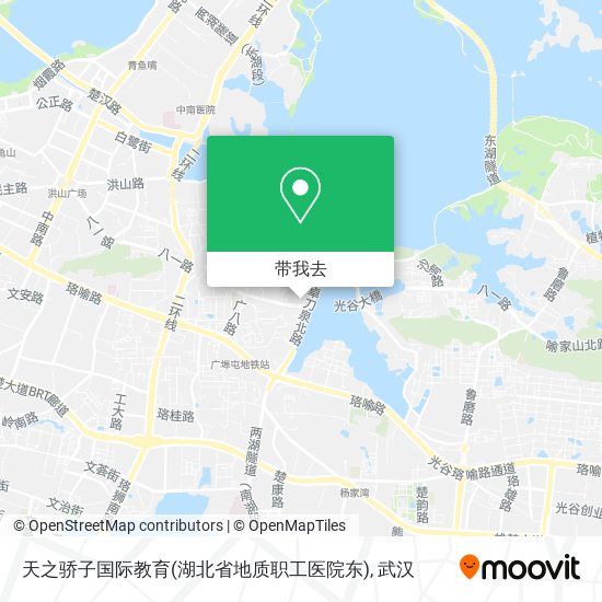 天之骄子国际教育(湖北省地质职工医院东)地图