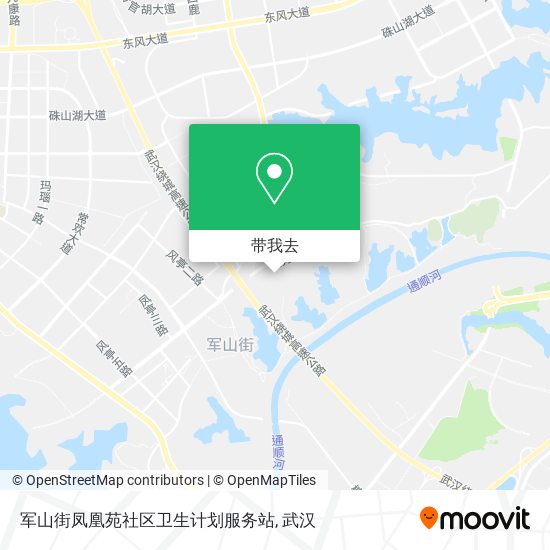 军山街凤凰苑社区卫生计划服务站地图